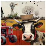 Stretched Canvas Animal Farm