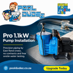 Pool Pump Installation 1.1KW Eartheco Eq eque