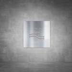 Swimming Pool Sign - Brushed Stainless Steel