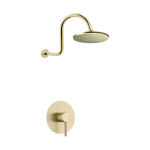 Siemens B Series - Brushed Gold Goose Arm Shower Set