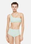 One-shoulder Bikini Top - Mint Green