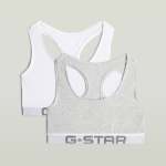 G-star Raw Logo Raceback Bralette 2 Pack Multi - XL Multi