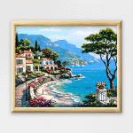Adult Paint By Numbers With Frame - Grecian Glory