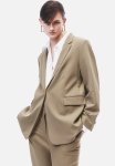 Single-breasted Jacket - Khaki Green
