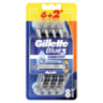 BLUE3 Comfort Razor 8 Pack