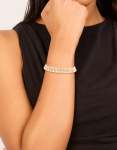 Goldair Gold Diamante Tennis Bracelets 3-PACK