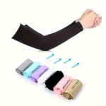 Light Thin High Elastic Sun Protection Warm Hand Sleeve Cover Unisex Arm Protector For Driving Fishing Running Outdoor Activitie