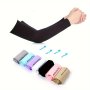 Light Thin High Elastic Sun Protection Warm Hand Sleeve Cover Unisex Arm Protector For Driving Fishing Running Outdoor Activities UV Protection Cycling Arm Cover