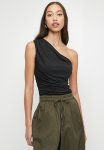 Superbalist Asym Ruched Top - Black