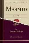 Masmid - June 1941 Classic Reprint Paperback