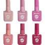Bb Uv/led Gel Nail Polish - Shades Of Pastel - 6 Piece