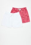PoP Candy 2 Pack Sweatshorts - Floral & White