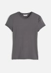 Fitted Microfibre T-Shirt - Dark Grey