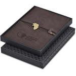 Afrique Cowskine A5 Soft Cover Notebook - Charcoal