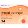 Clicks Throat Lozenges Orange 24 Lozenges