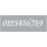 Stencil Numbers Curl