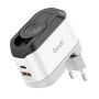 AC330WEW 20W Usb-c + USB QC3.0 + Wireless Watch Charger Wall Adapter