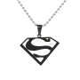 - Stainless Steel Ball Chain Men Necklace - Superman Figure