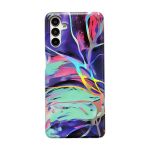 Colorful Laser Marble Design Phone Cover For Samsung A13 5G