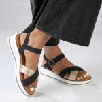 Madison Jacklynn Sandal - Black gold - 8
