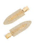 Tweens Gold Pav Diamante Creaseless Clips Pack