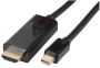 PSG3263 MINI Displayport Plug HDMI Plug 1 M Black