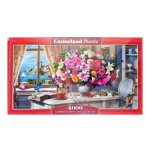 4000 Pce Castorland Summer Flowers & Cup Of Tea