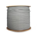 CAT6 Cable – 500M Drum Solid Grey Utp Cable