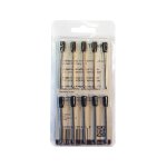 Ink Refill: MINI 4CM Refill For Micro Ballpoint Keyring Pens: Set Of 10