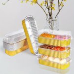 20PCS MINI Loaf Pan Set With Lids - Perfect For Weddings & Birthdays Disposable Baking Cups For Muffins & Cupcakes