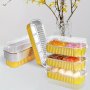 20PCS MINI Loaf Pan Set With Lids - Perfect For Weddings & Birthdays Disposable Baking Cups For Muffins & Cupcakes