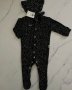 New Xoxo Black Polka Dot Onesie And Beanie Newborn