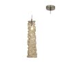 Eurolux - Pendant Chrome/cognac Glass - 100MM