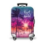 Printed Luggage Protector - World Traveller - XL