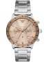 Emporio Armani Silver Chronograph Men's Watch - AR11352