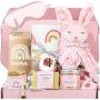 New Mom & Baby Girl Gifts For Women Pregnancy Baby Shower Birthday Spa Kit