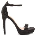 Black Stiletto Sandal