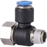 AirCraft Pu Hose Fitting Tee 4MM X 1 8"F X 1 8" M