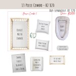 13 Piece Baby Cot Bedding Combo Custom Nursery Set