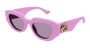 Gucci Sunglass Woman Pink GG1421S-004 - Pink