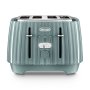 Delonghi – Ballerina 4 Slice Toaster Laguna Green – CTD4003.GR