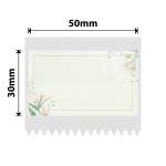 NB669 - - B1 B21 B3S B4 - 50X30MM - 230 White Flower Labels