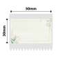 NB669 - NIIMBOT - B1 / B21 / B3S / B4 - 50X30MM - 230 WHITE FLOWER LABELS