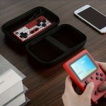 Carrying Case For Handheld Game Console Protective Travel Retro MINI Game Player Box For Charging Cable Earpods Batteries And Ac