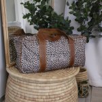 Travel Bag Hospital Bag Duffel Bag Leopard Print Small Print