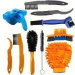 Bike Cleaning Kit Chain Cleaner For Mountain & Road Bikes Maintenance Tools With Large Brush Set Bike Sprocket Scrubber Cassette