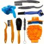 Bike Cleaning Kit Chain Cleaner For Mountain & Road Bikes Maintenance Tools With Large Brush Set Bike Sprocket Scrubber Cassette Cleaning Tool 22.1CM Length