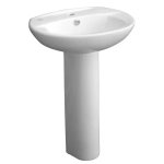 Solo Basin & Pedestal Guernsey 1 Tap Hole