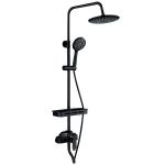 Showerhead Set For Home Use All-copper Body With Black Finish Black Showe