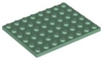 Parts Sand Green Plate 6 X 8 3036